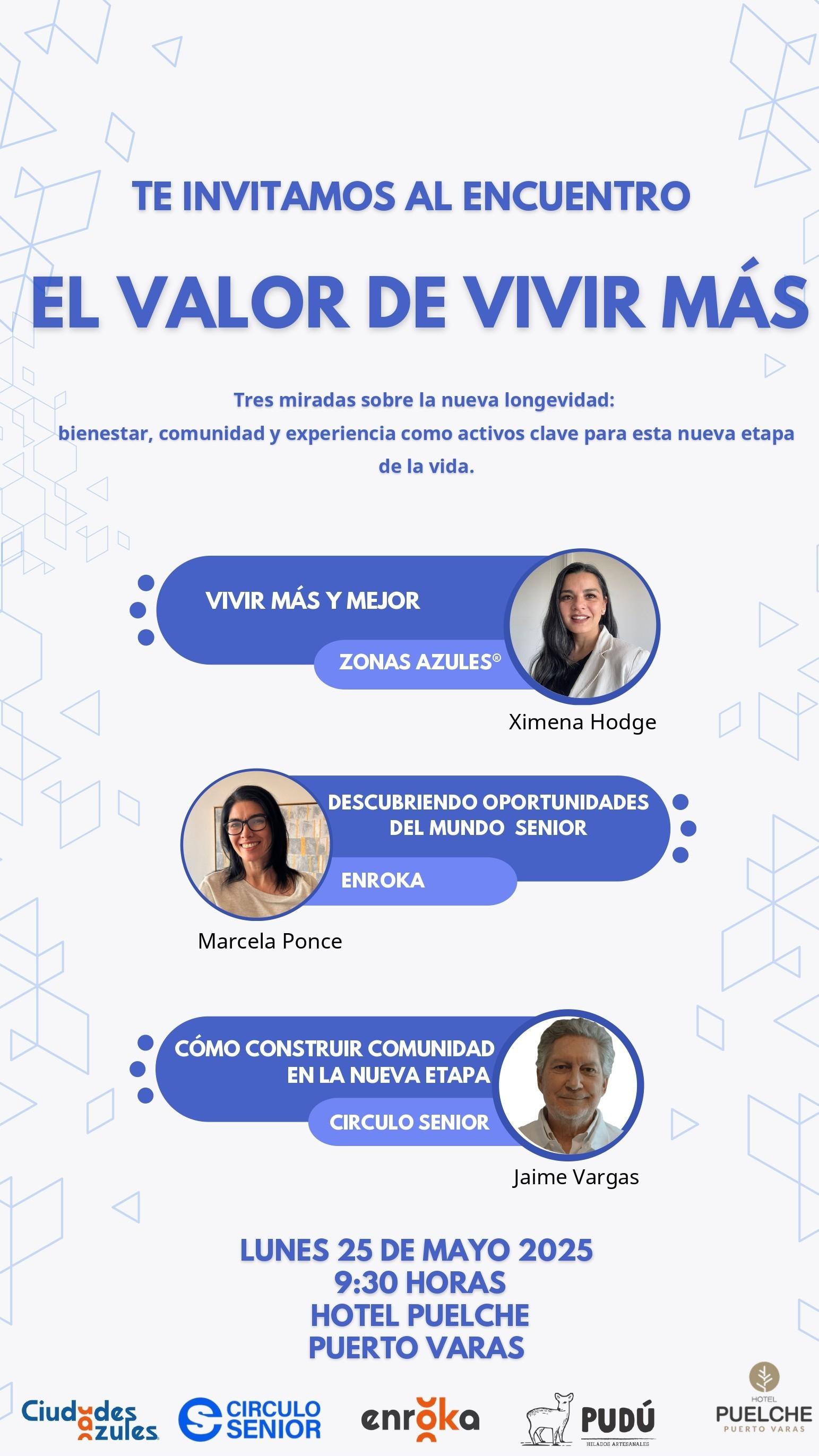 🇨🇱🕊 El Valor de Vivir Más: Encuentro sobre nueva longevidad en Puerto Varas 🗣.